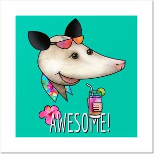 Awesome possum Posters and Art